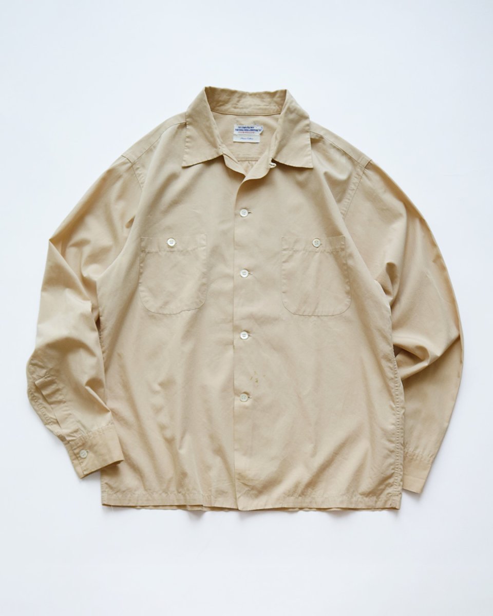画像1: 50's MARSHALL FIELD & COMPANY PIMA COTTON LOOP COLLAR BOX SHIRT (1)