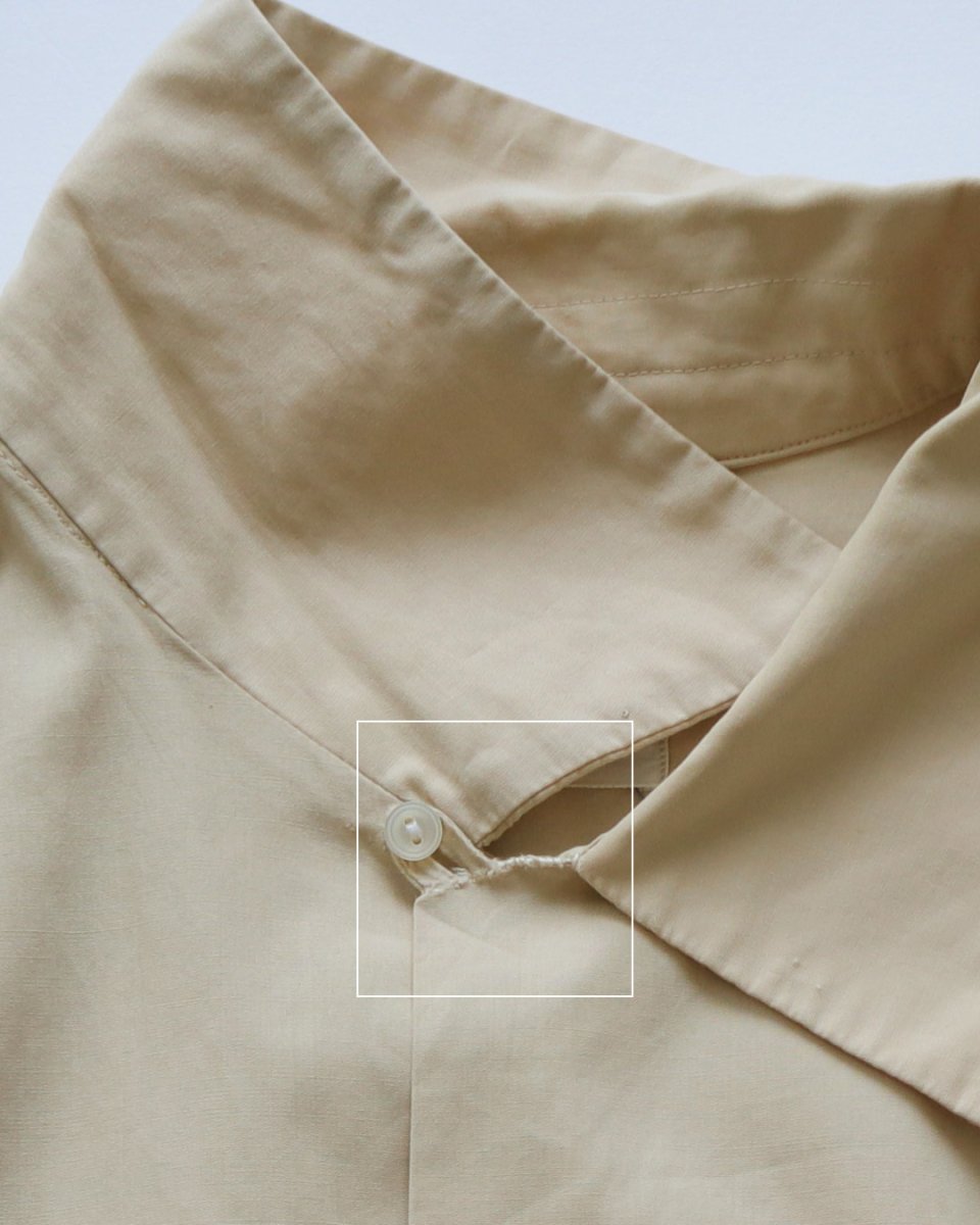 画像9: 50's MARSHALL FIELD & COMPANY PIMA COTTON LOOP COLLAR BOX SHIRT (9)