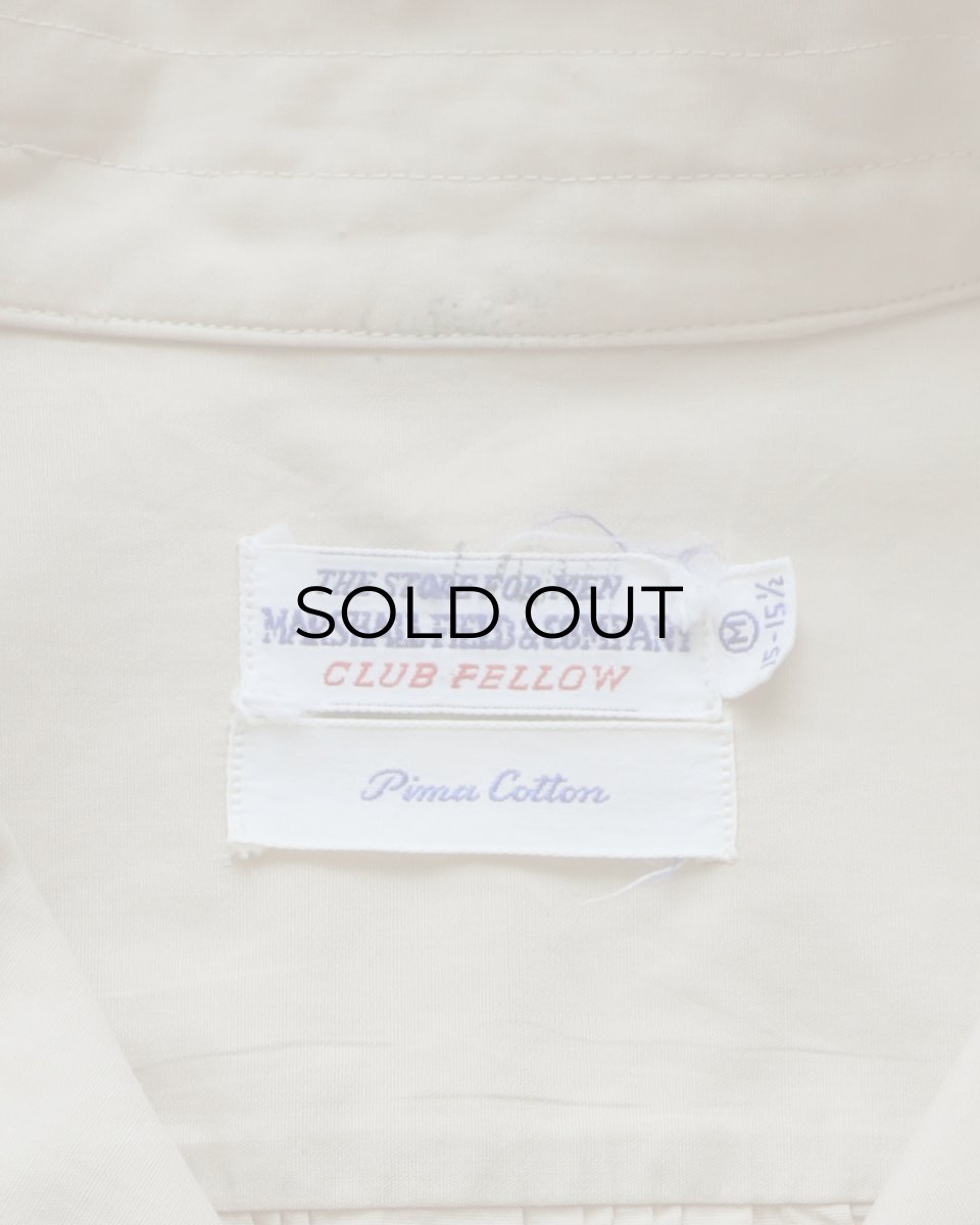画像6: 50's MARSHALL FIELD & COMPANY PIMA COTTON LOOP COLLAR BOX SHIRT (6)