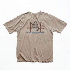 画像1: 00's crazy shirts "KONA COFFEE DYED" COTTON "Kliban CAT" W-PRINIT S/S TEE "SAN FRANCISCO" (1)