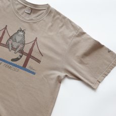 画像5: 00's crazy shirts "KONA COFFEE DYED" COTTON "Kliban CAT" W-PRINIT S/S TEE "SAN FRANCISCO" (5)