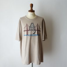 画像17: 00's crazy shirts "KONA COFFEE DYED" COTTON "Kliban CAT" W-PRINIT S/S TEE "SAN FRANCISCO" (17)