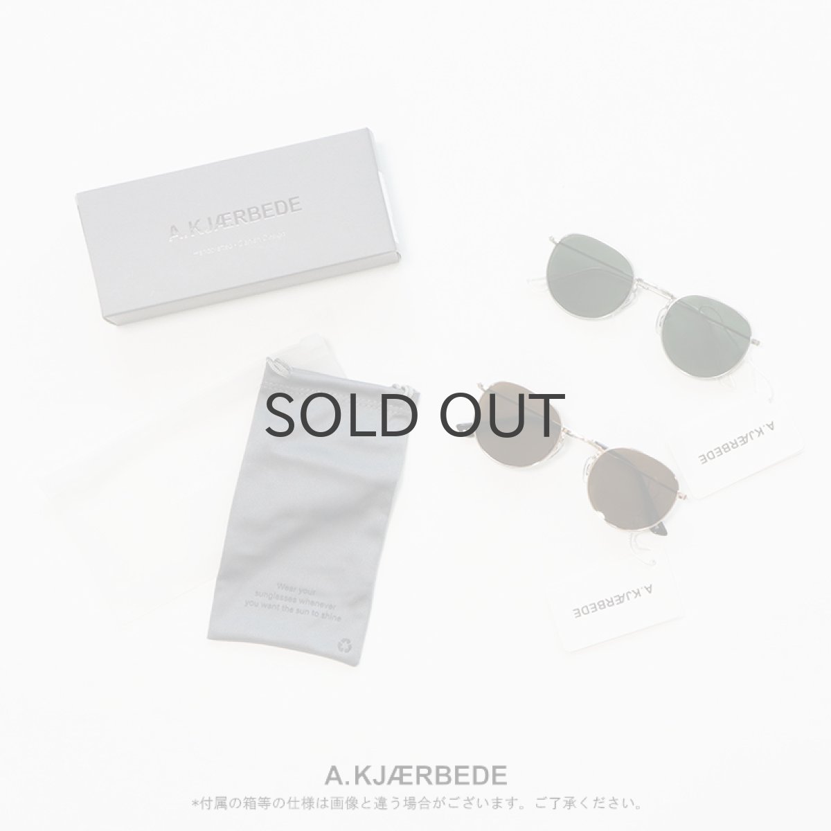 画像1: 【NEW】A.kjaerbede "HELLO" SUNGLASSES (1)