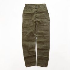 画像2: 〜80's Lee COTTON CANVAS BAKER style CARGO PANTS "ONE WASHED"【表記 W31 x L34 】 (2)