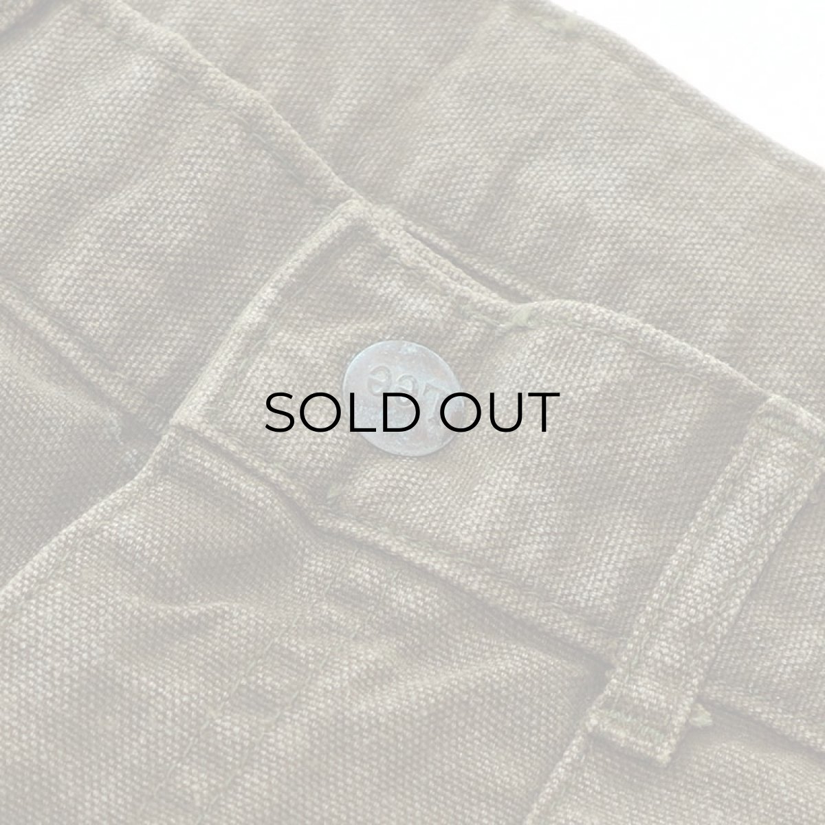 画像11: 〜80's Lee COTTON CANVAS BAKER style CARGO PANTS "ONE WASHED"【表記 W31 x L34 】 (11)