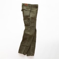 画像3: 〜80's Lee COTTON CANVAS BAKER style CARGO PANTS "ONE WASHED"【表記 W31 x L34 】 (3)