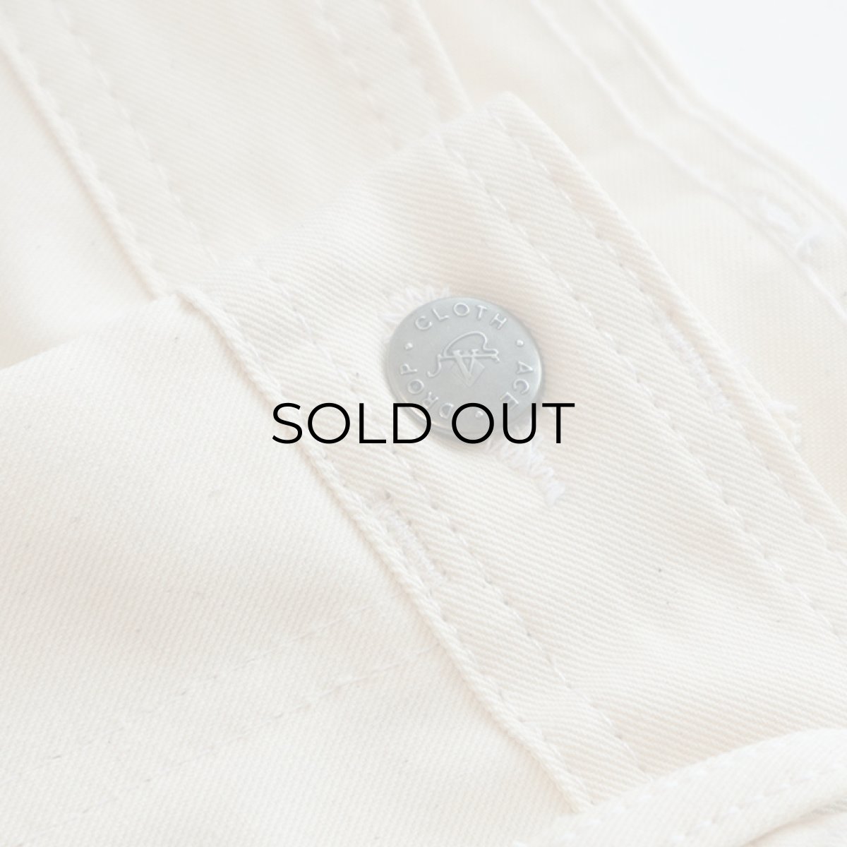 画像8: 【NEW】Ace Drop Cloth Co. "TRADESMAN" UNBLEACHED COTTON TWILL PAINTER PANTS 【W30, W32】 (8)