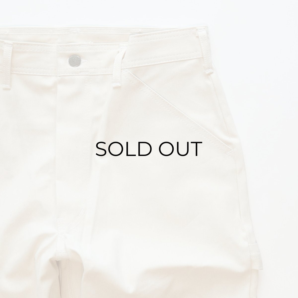 画像5: 【NEW】Ace Drop Cloth Co. "TRADESMAN" UNBLEACHED COTTON TWILL PAINTER PANTS 【W30, W32】 (5)