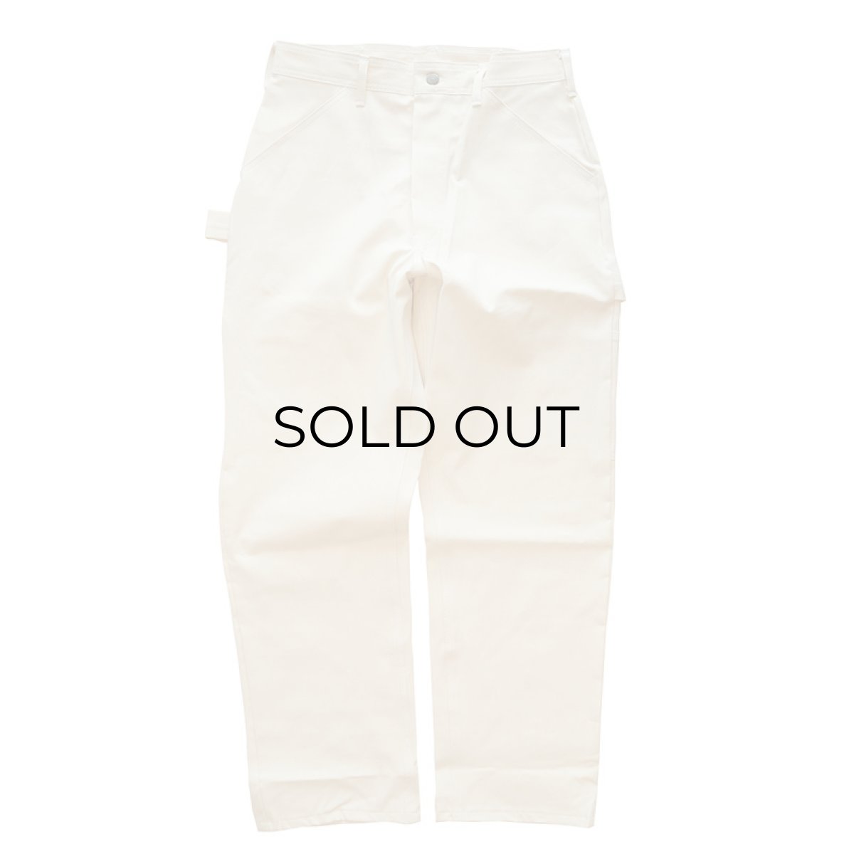 画像3: 【NEW】Ace Drop Cloth Co. "TRADESMAN" UNBLEACHED COTTON TWILL PAINTER PANTS 【W30, W32】 (3)