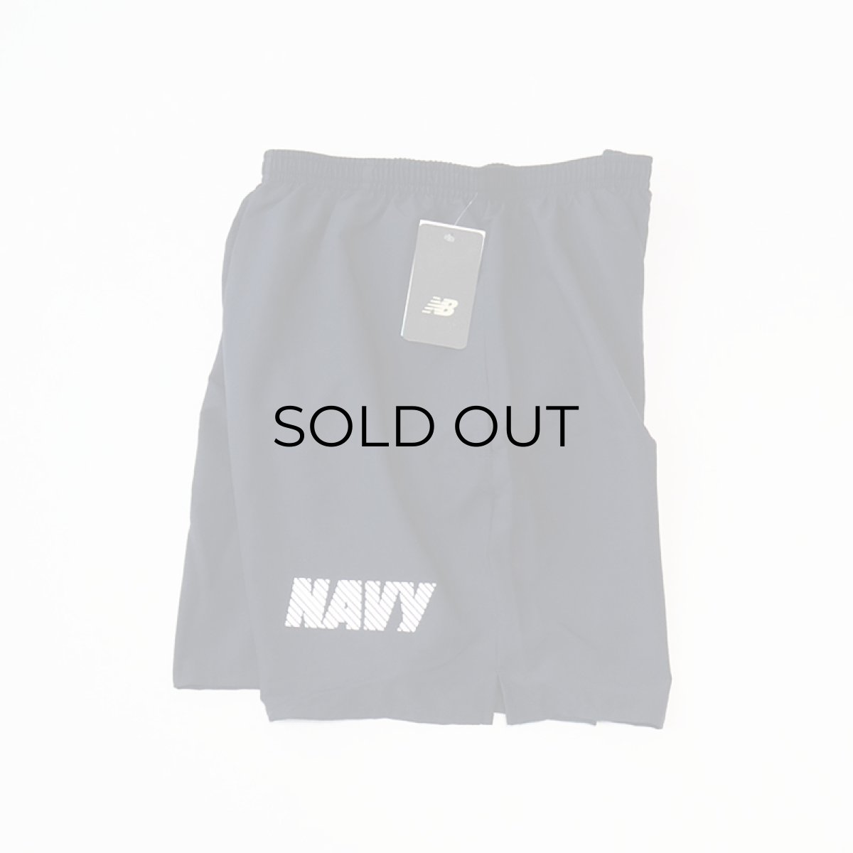 画像2: US NAVY by New Balance POLYESTER GYM SHORTS "DEADSTOCK"【Size : M】 (2)