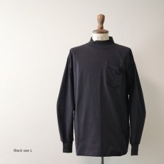 画像3: 【NEW】 LIFEWEAR COTTON MOCK NECK L/S POCKET TEE "MADE IN USA" (3)