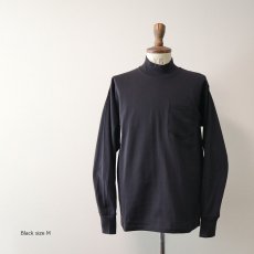 画像2: 【NEW】 LIFEWEAR COTTON MOCK NECK L/S POCKET TEE "MADE IN USA" (2)