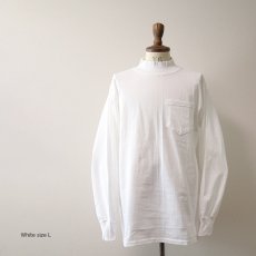 画像5: 【NEW】 LIFEWEAR COTTON MOCK NECK L/S POCKET TEE "MADE IN USA" (5)