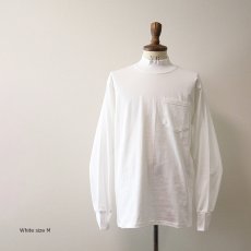 画像4: 【NEW】 LIFEWEAR COTTON MOCK NECK L/S POCKET TEE "MADE IN USA" (4)