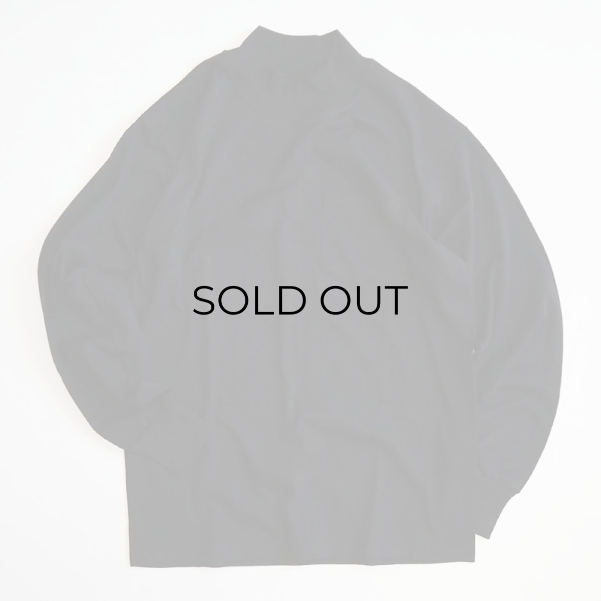 画像10: 【NEW】 LIFEWEAR COTTON MOCK NECK L/S POCKET TEE "MADE IN USA" (10)