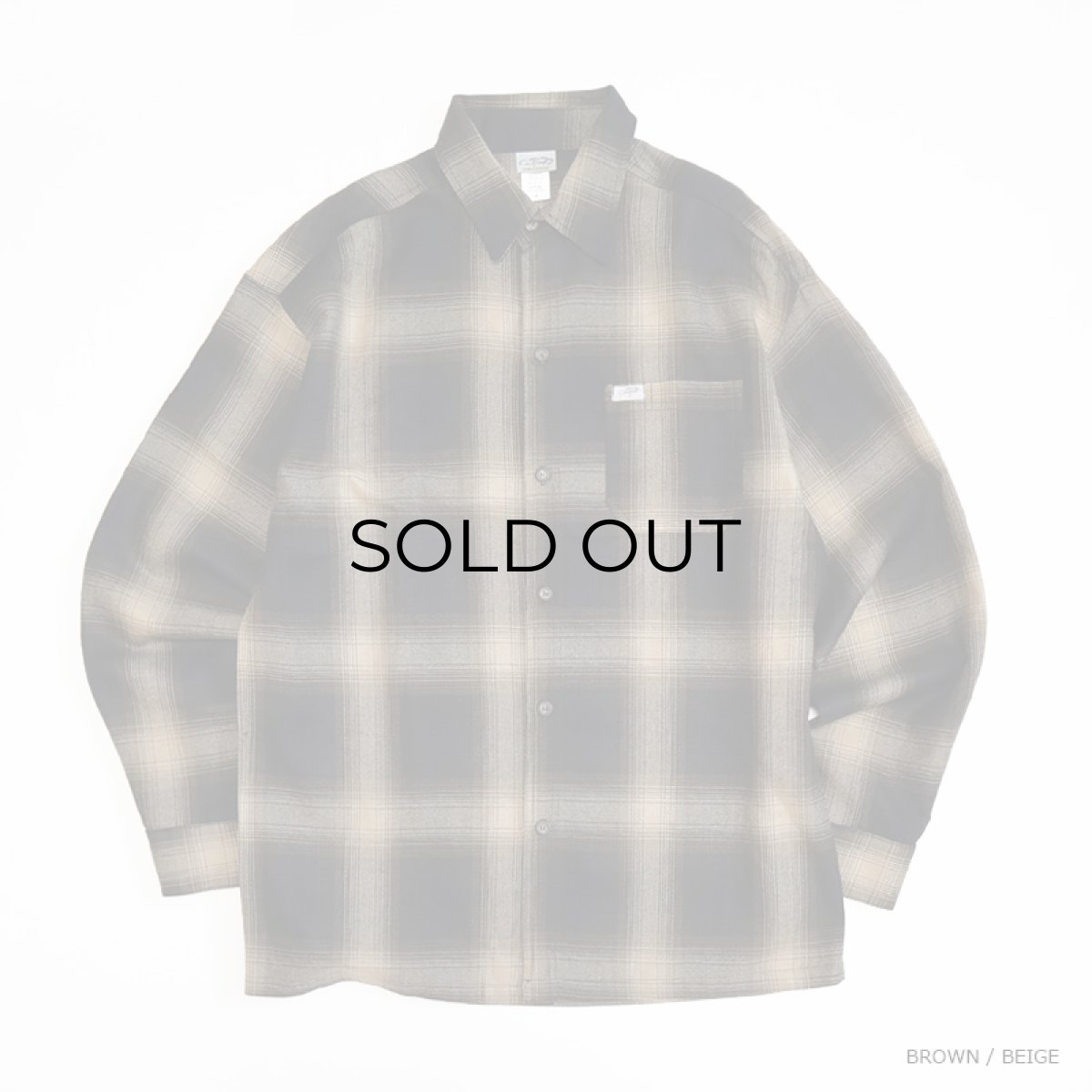 画像11: 【NEW】 CalTop OMBRE CHECK L/S BOX SHIRT "MADE IN USA" (11)