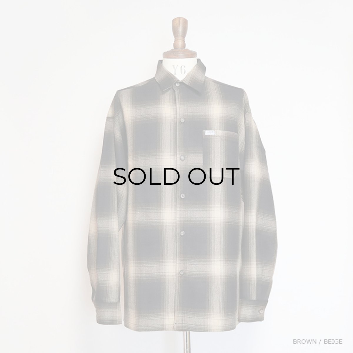 画像17: 【NEW】 CalTop OMBRE CHECK L/S BOX SHIRT "MADE IN USA" (17)