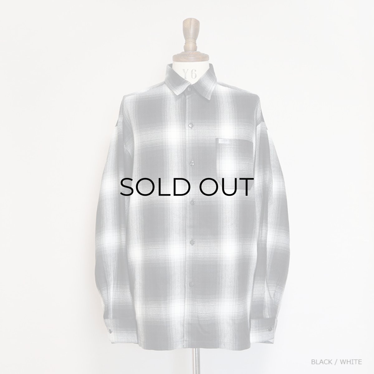 画像10: 【NEW】 CalTop OMBRE CHECK L/S BOX SHIRT "MADE IN USA" (10)