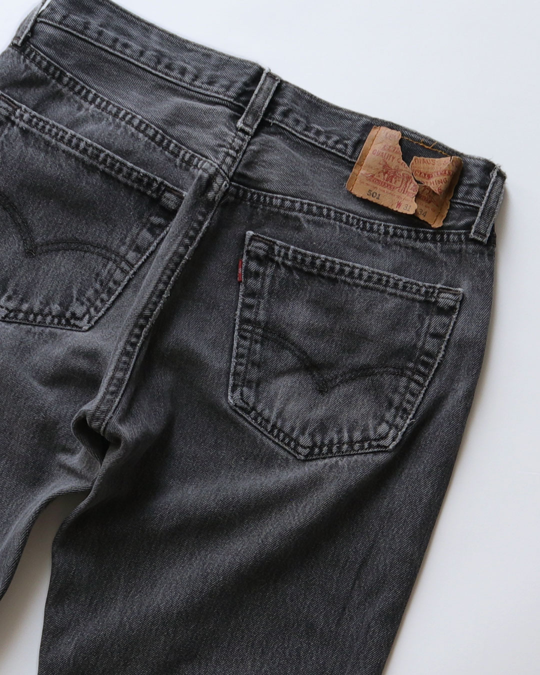 画像5: LEVI'S 501 BLACK DENIM PANTS "made in USA" 【W31 x L33 程度】 (5)