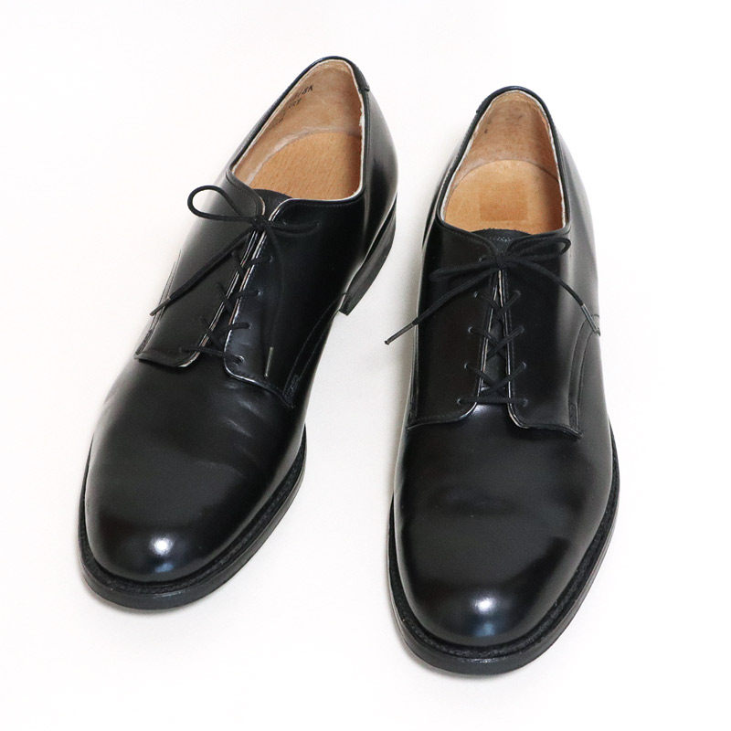 80's US NAVY LEATHER OXFORD SERVICE SHOES 