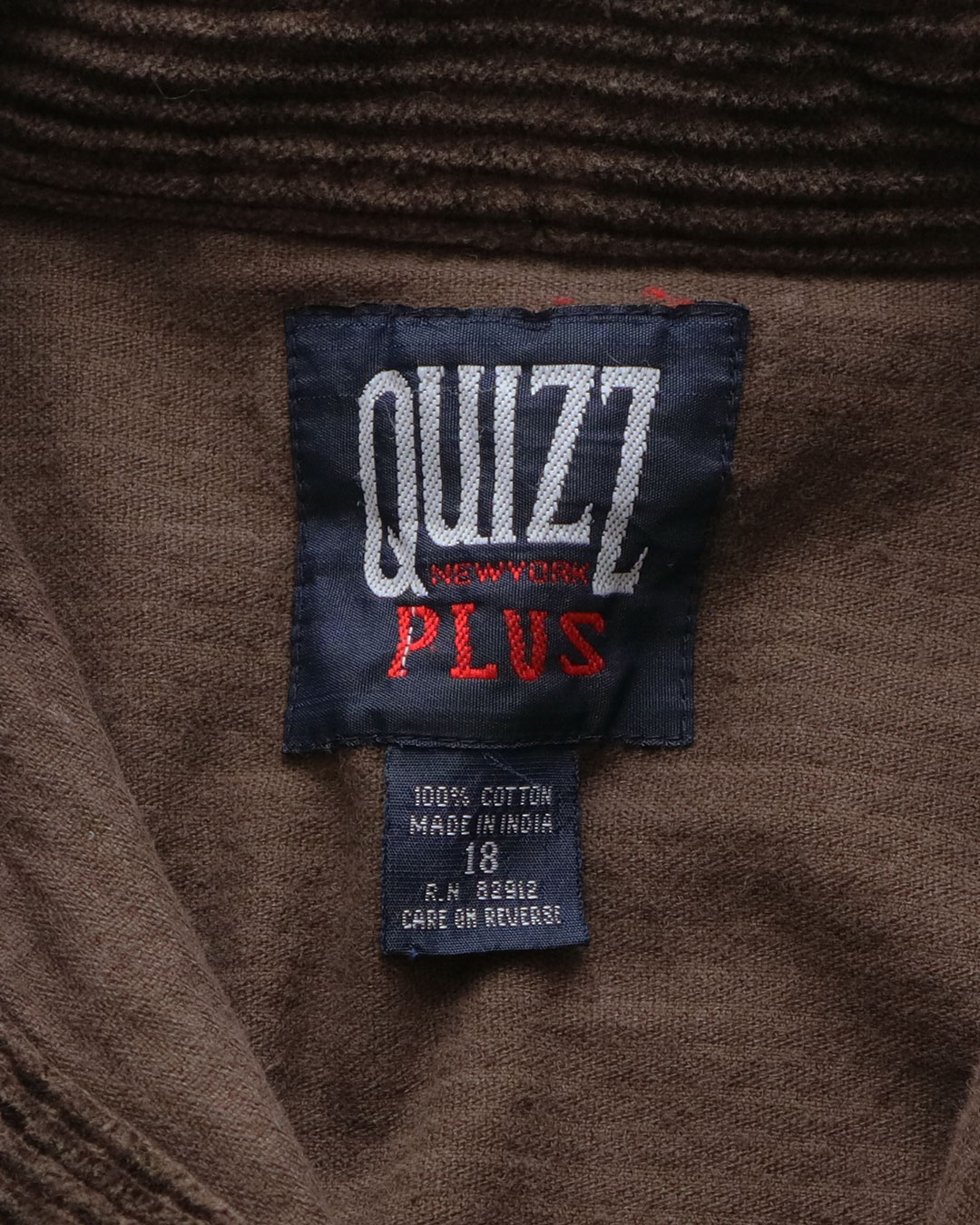 画像7: QUIZZ PLUS COTTON WIDE WALE CORDUROY SHIRT (7)