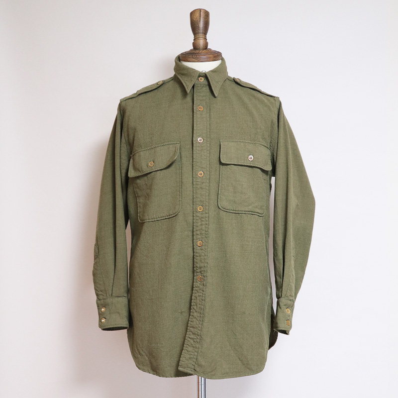 30's-40's US ARMY WOOL OFFICER SHIRT 