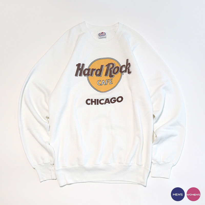 画像1: 〜80's Anvil PRINT CREW NECK SWEAT "Hard Rock CAFE CHICAGO" (1)